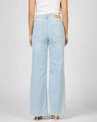 Railroad Stripes $|& Dear John Fiona High Rise Wide Leg Jeans - Hanger Side