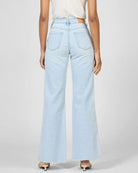 Misty Cloud $|& Dear John Fiona High Rise Wide Leg Jeans with Braided Trim - Hanger Side