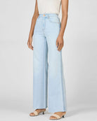 Misty Cloud $|& Dear John Fiona High Rise Wide Leg Jeans with Braided Trim - Hanger Front