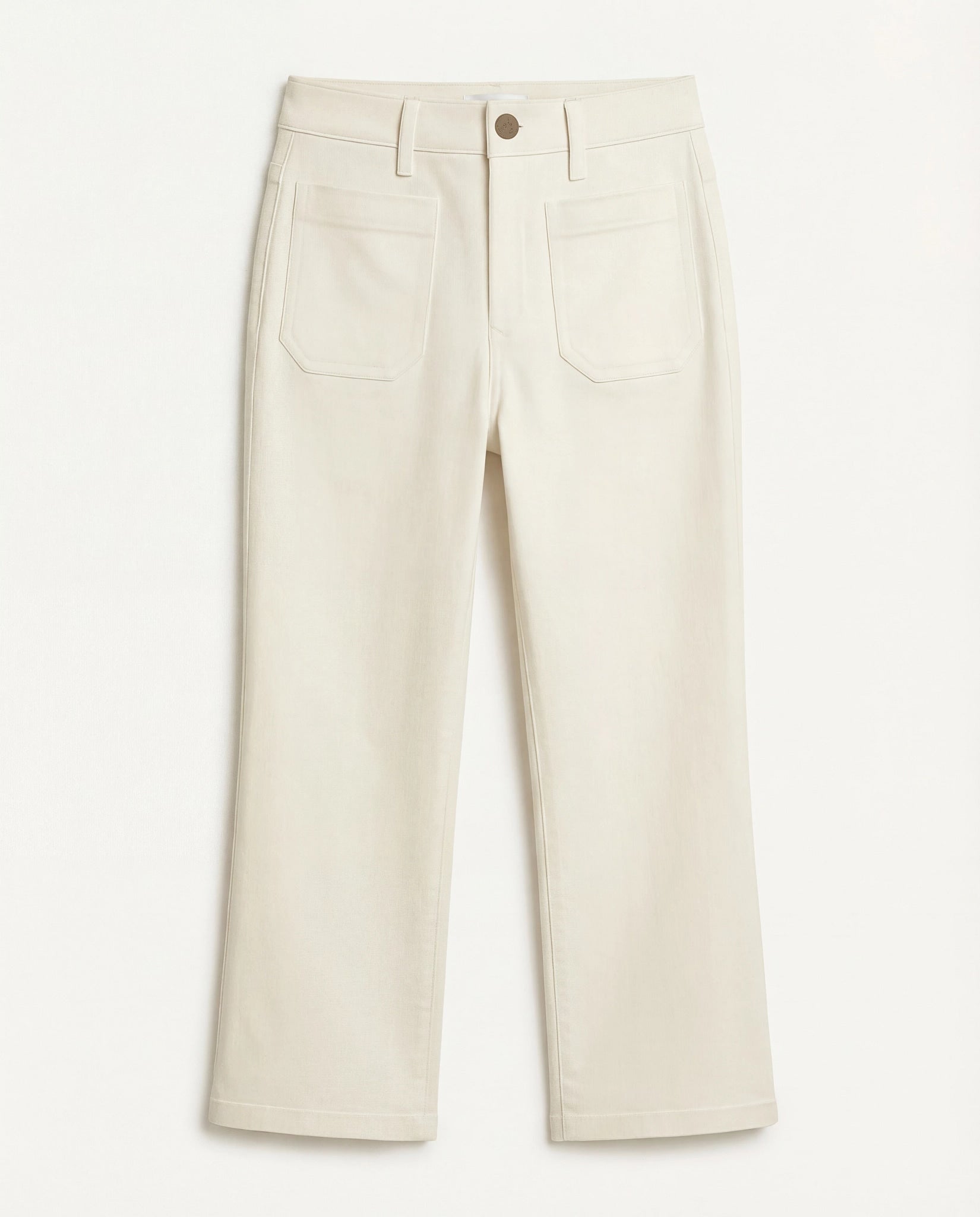 Alabaster $|& Another Love Nicole Patch Pocket Crop Pant - VOF Detail
