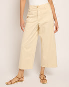 Alabaster $|& Another Love Nicole Patch Pocket Crop Pant - SOF Front