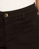 Black $|& Another Love Carlisle Patch Pocket Short - SOF Full Front