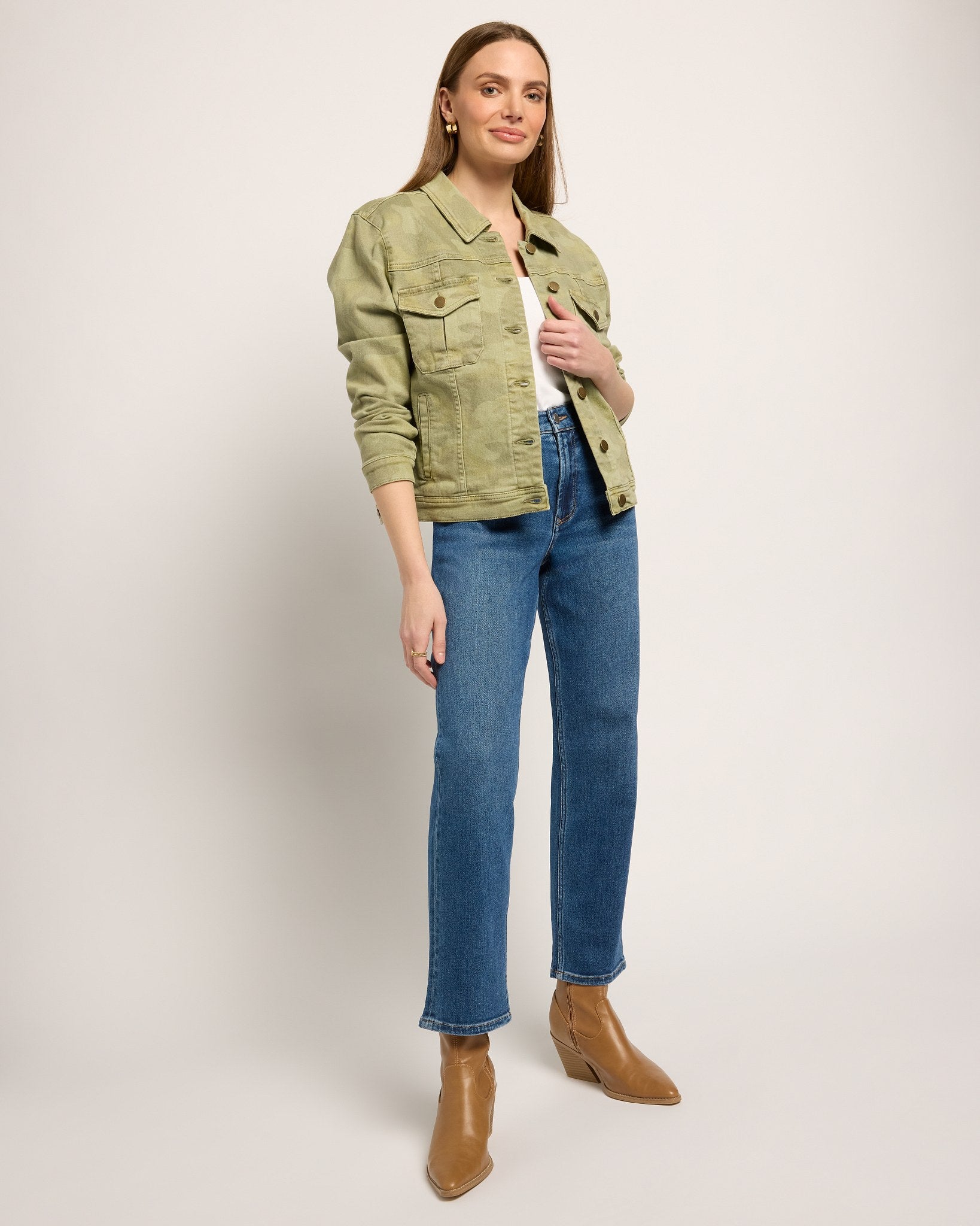 Riviera Camo $|& Dear John Ainsley Trucker Jacket - UGC On Fig