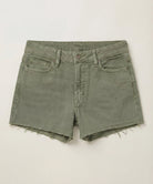 Chive Olive $|& Mica Denim High Rise Vintage Shorts - Hanger Detail