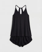 Black $|& SEAS Flirty Sleep Set - Hanger Detail