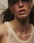 Gold $|& Luv AJ The Cecilia Chain Necklace - VOF Detail