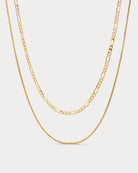 Gold $|& Luv AJ The Cecilia Chain Necklace - VOF Detail