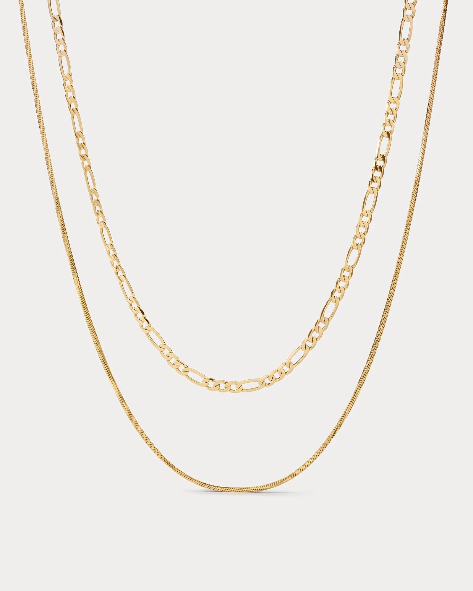 Gold $|& Luv AJ The Cecilia Chain Necklace - VOF Detail