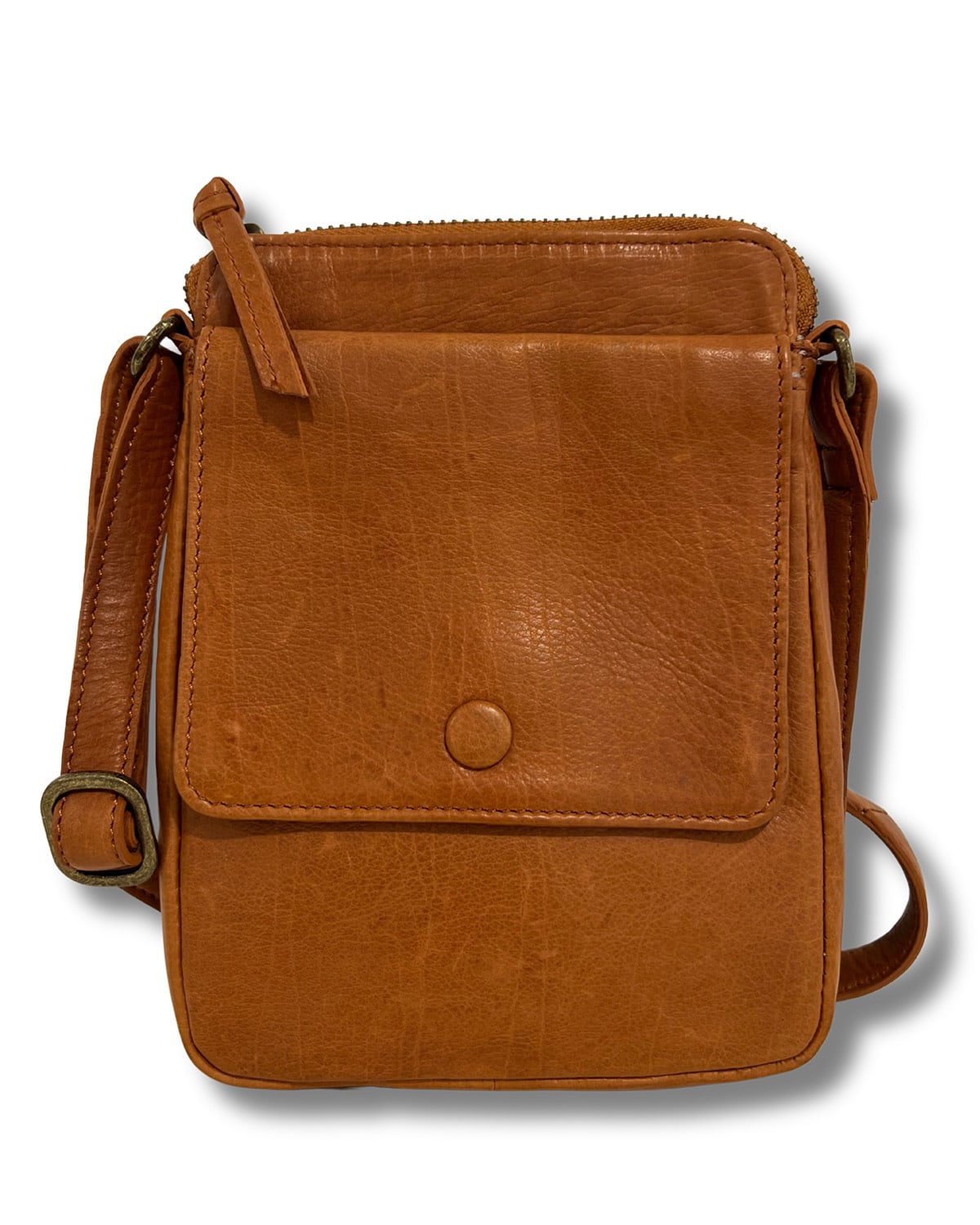 Saddle $|& Day & Mood Malou Phone Bag - VOF Detail