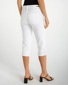 Bright White $|& Liverpool Spring Capri - Hanger Side