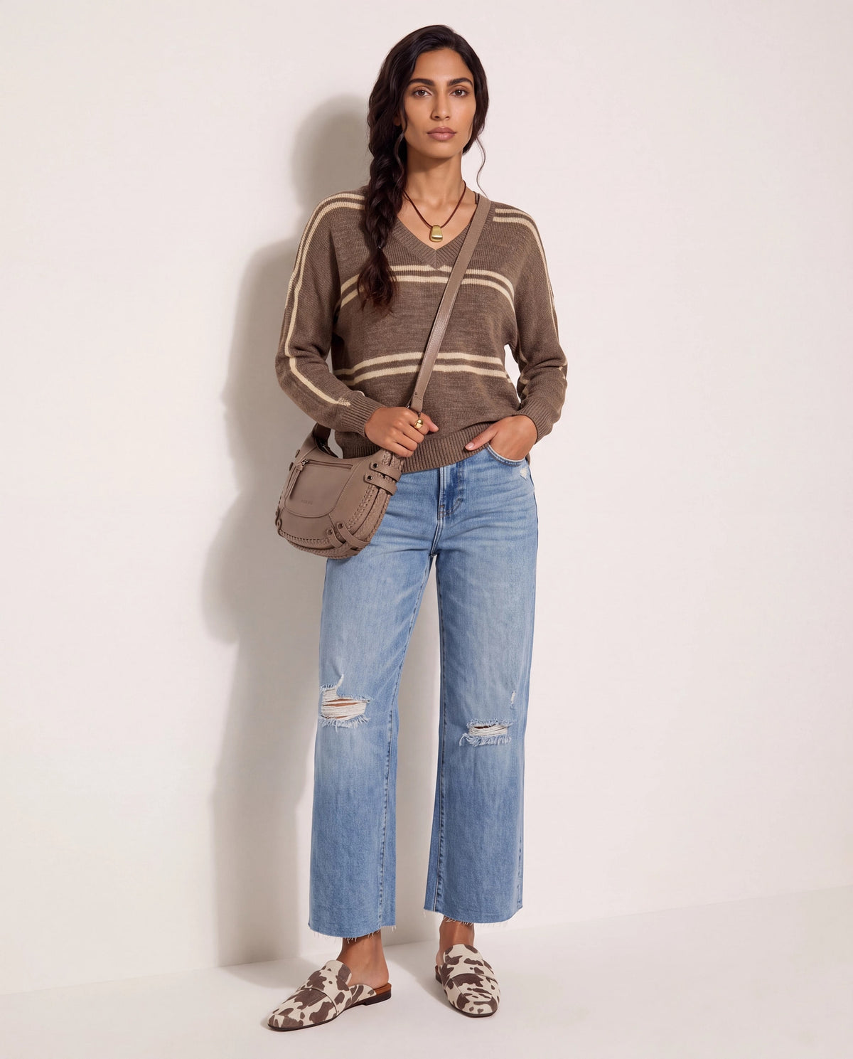 Toasted Coconut $|& Day & Mood Eloise Crossbody - UGC On Fig