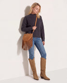Toasted Coconut $|& Day & Mood Estella Detachable Fringe Crossbody - UGC On Fig