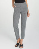 Black/White Mini Check $|& Liverpool Kayla Pull-On Trouser - VOF Detail