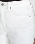 Bright White $|& Liverpool High Rise Heritage Short - Hanger Back