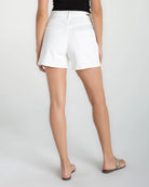 Bright White $|& Liverpool High Rise Heritage Short - Hanger Side