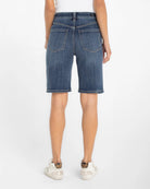 Harbor Haze $|& Liverpool High Rise Jean Short - Hanger Side