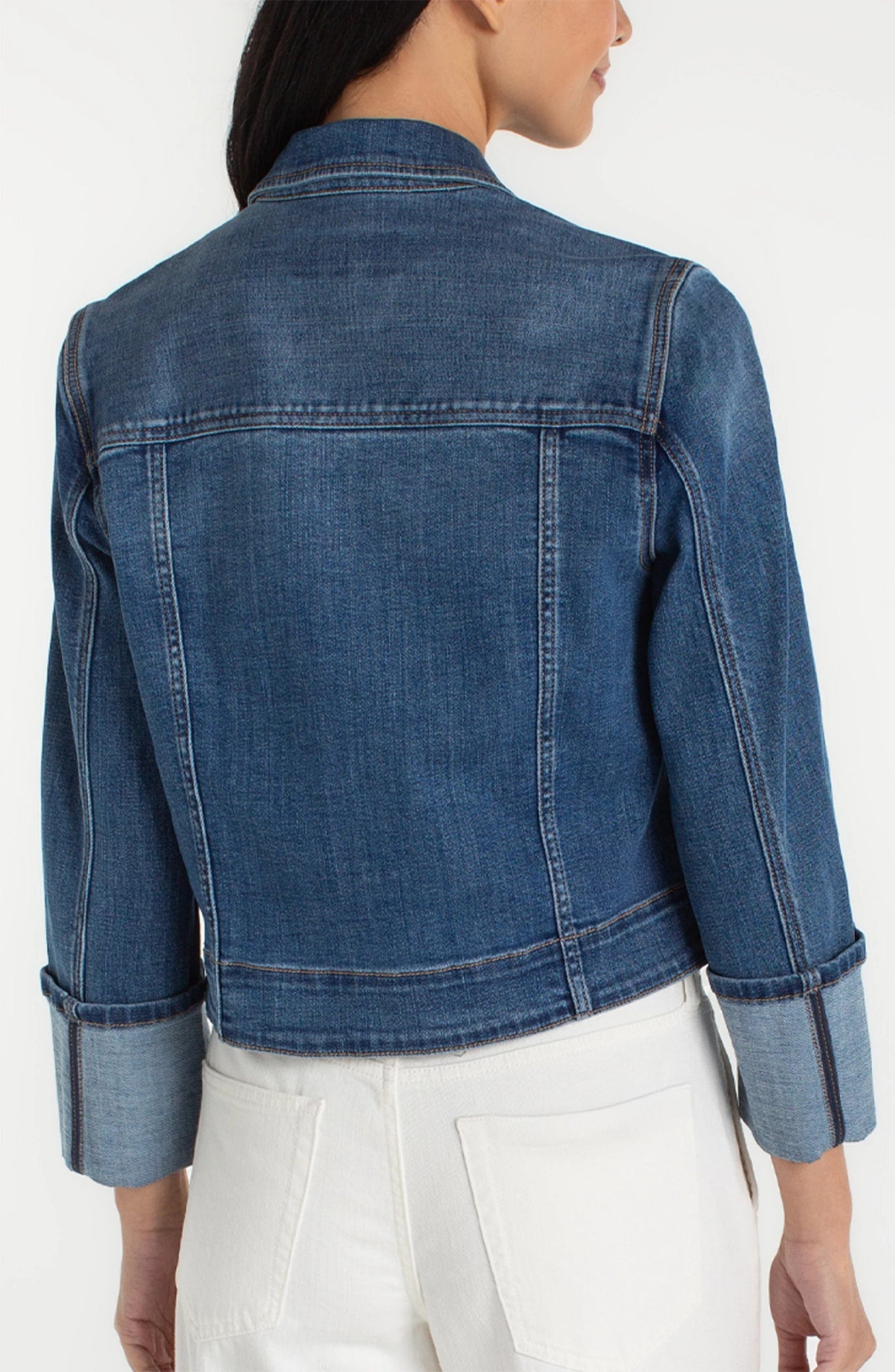 West Ways $|& Liverpool Denim Jacket with Cuffs - Hanger Side