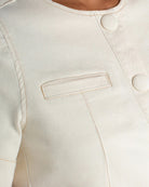 Desert Dunes $|& Liverpool Short Sleeve Cropped Jacket - Hanger Back