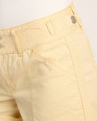 Anise Flower $|& Kensie Mid Rise Double Roll Twill Short - SOF Full Front