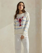Cream $|& ABLE Lobster Stripe Sweater Pullover - VOF Detail