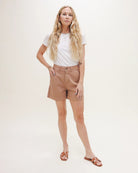 Mousse $|& Oliver Logan Canyon High Rise Twill Short - VOF Detail