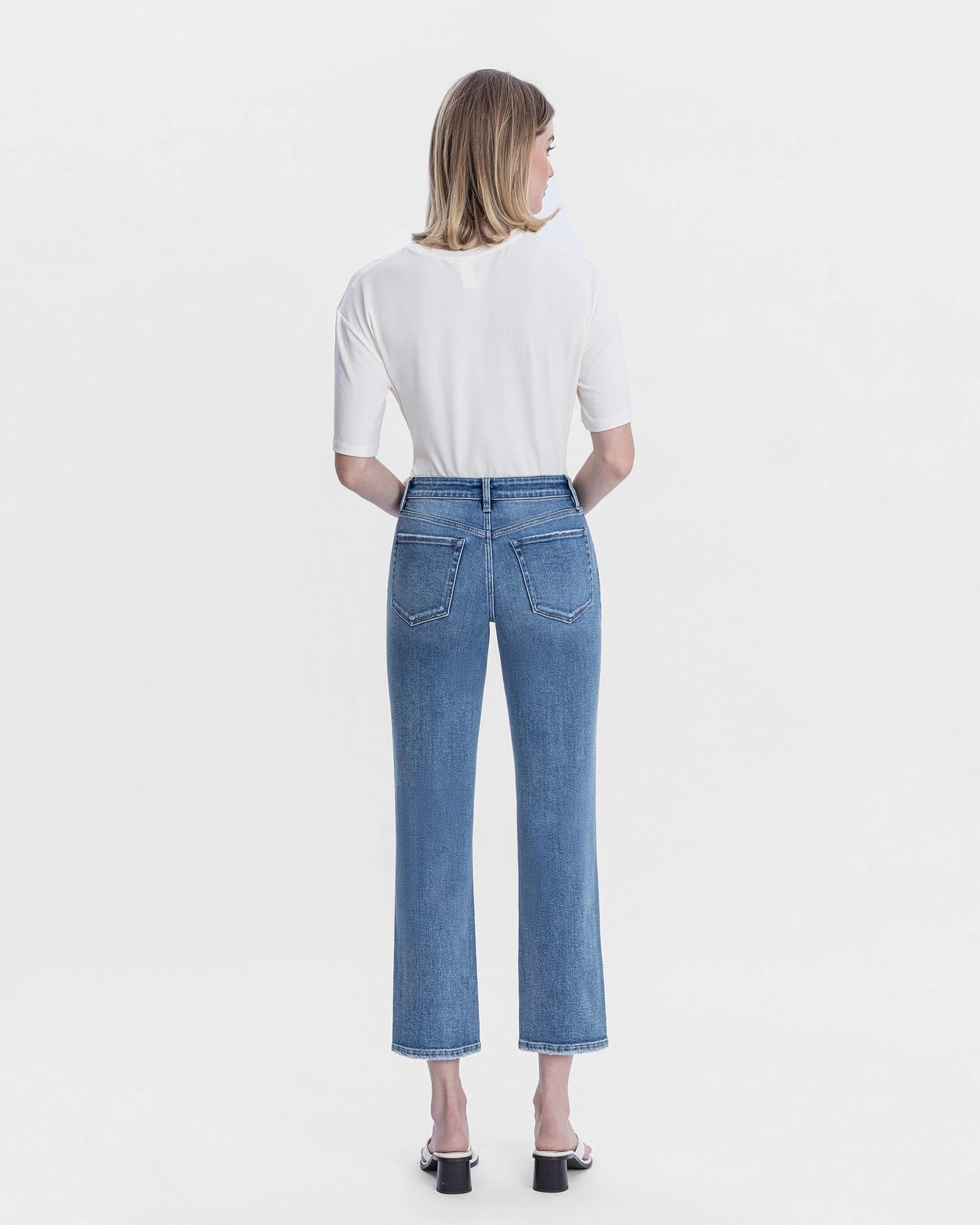 Vital Spark $|& Vervet Mid Rise Ankle Straight - Hanger Side
