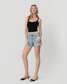 Beamish $|& Lovervet Mid Rise Shorts - VOF Detail