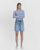Everlasting $|& Vervet High Rise Jean Short - VOF Detail