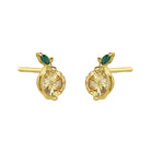 Gold $|& fyb jewelry Lemon Studs - Hanger Detail