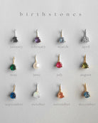 Gold $|& fyb jewelry Birthstone Charm Necklace - VOF Detail