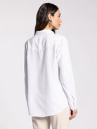 White $|& Thread & Supply Ginger Shirt - Hanger Side