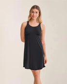 Black $|& Montelle Racerback Nightshirt - VOF Detail