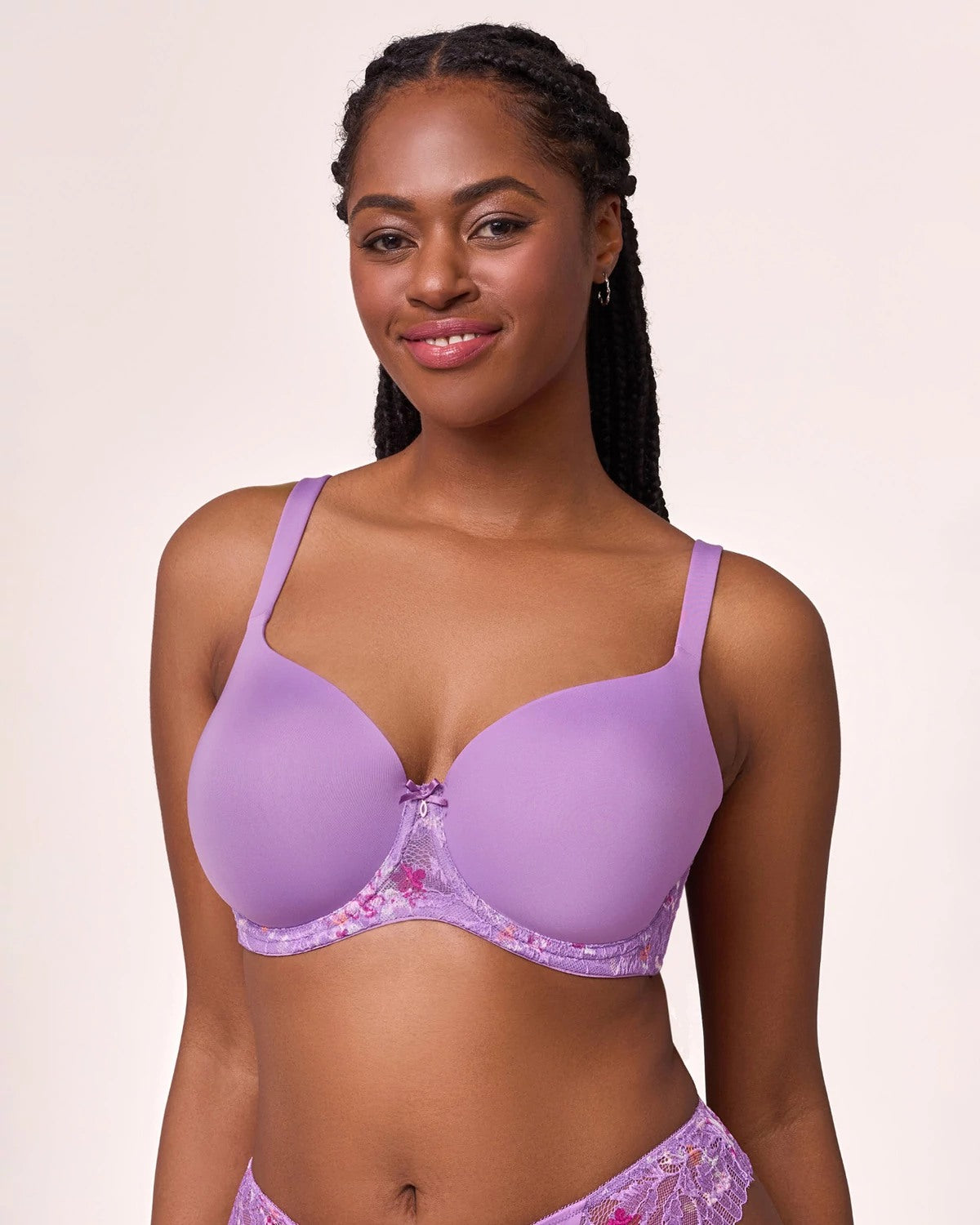 Tulip/Tulip Field $|& Montelle Pure Plus Full Coverage T-Shirt Bra - VOF Detail