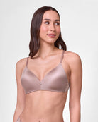 Moonshell/Chantilly $|& Montelle Wire-Free T-Shirt Bra - VOF Detail