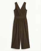 Olive $|& Sunday Edition Crop Jumpsuit - Hanger Detail