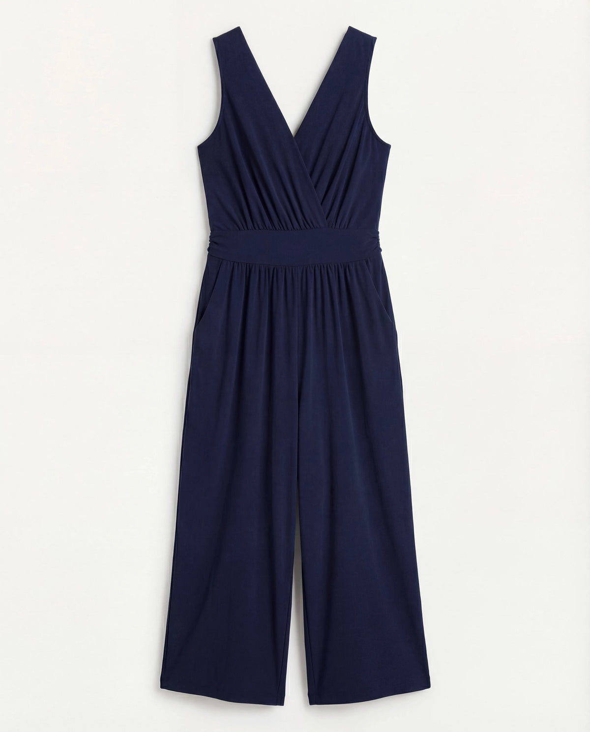 Navy $|& Sunday Edition Crop Jumpsuit - Hanger Detail