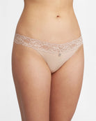 Dewdrop Chantilly/Sand $|& Montelle Thong - VOF Detail