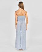 Blue $|& Sadie & Sage Garden Sun Smocked Jumpsuit - Hanger Side