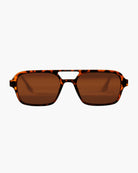 Caramel $|& INDY Ice Cube Sunglasses - VOF Detail