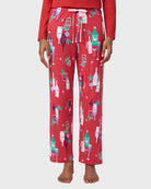 Barbados Cherry $|& HUE Winter Coctails PJ Pant - VOF Detail