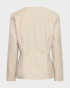 Tree House Melange $|& ICHI Estipo Tie Front Blazer - Hanger Side