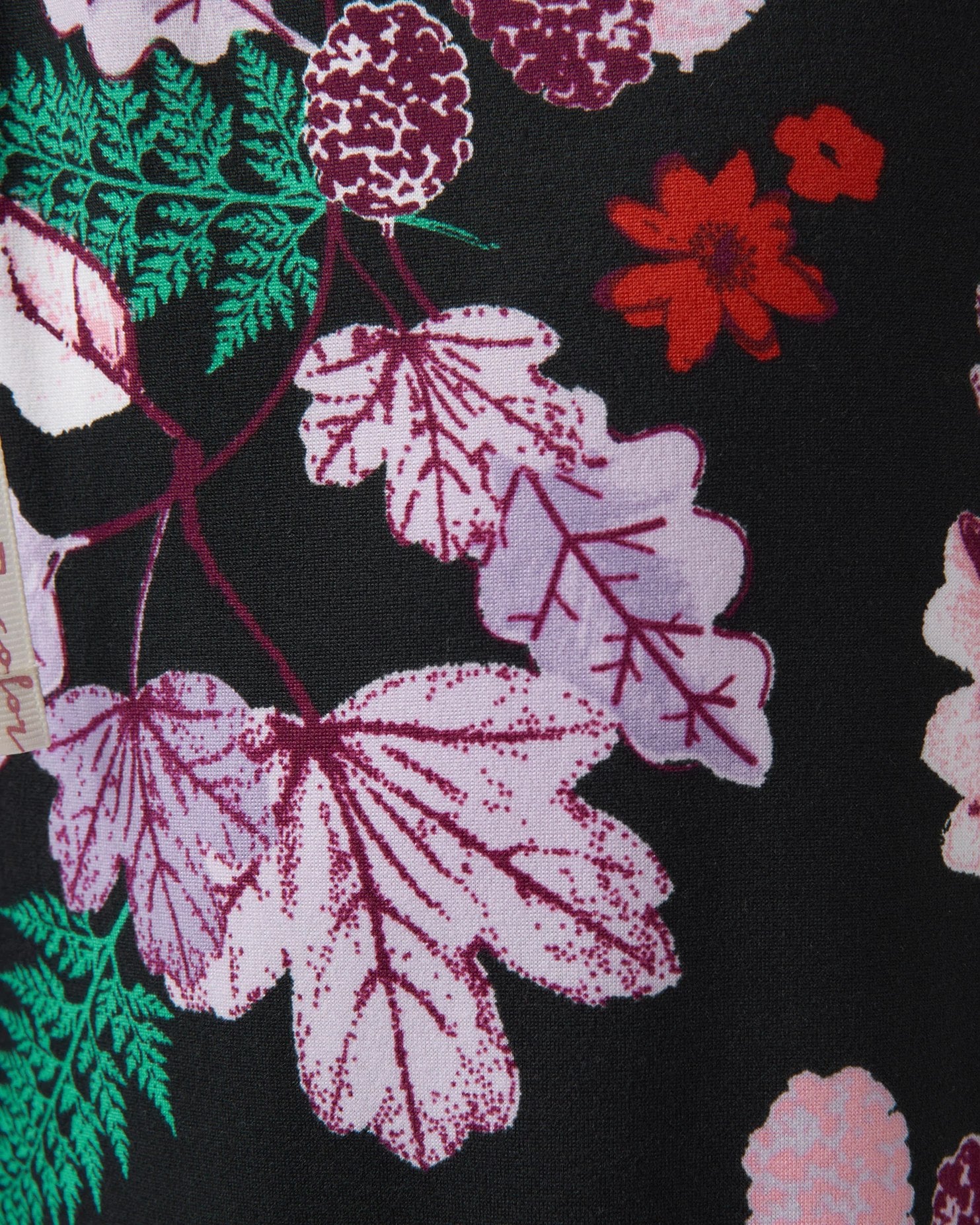 Black $|& HUE Wonderful Winter Floral PJ Pant - Hanger Back