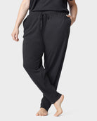 Black $|& HUE Lounge Jogger - VOF Detail