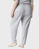 Medium Heather Grey $|& HUE Lounge Jogger - Hanger Side