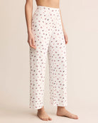 White $|& Z Supply Lounge Luxe Holly Pant - Hanger Front