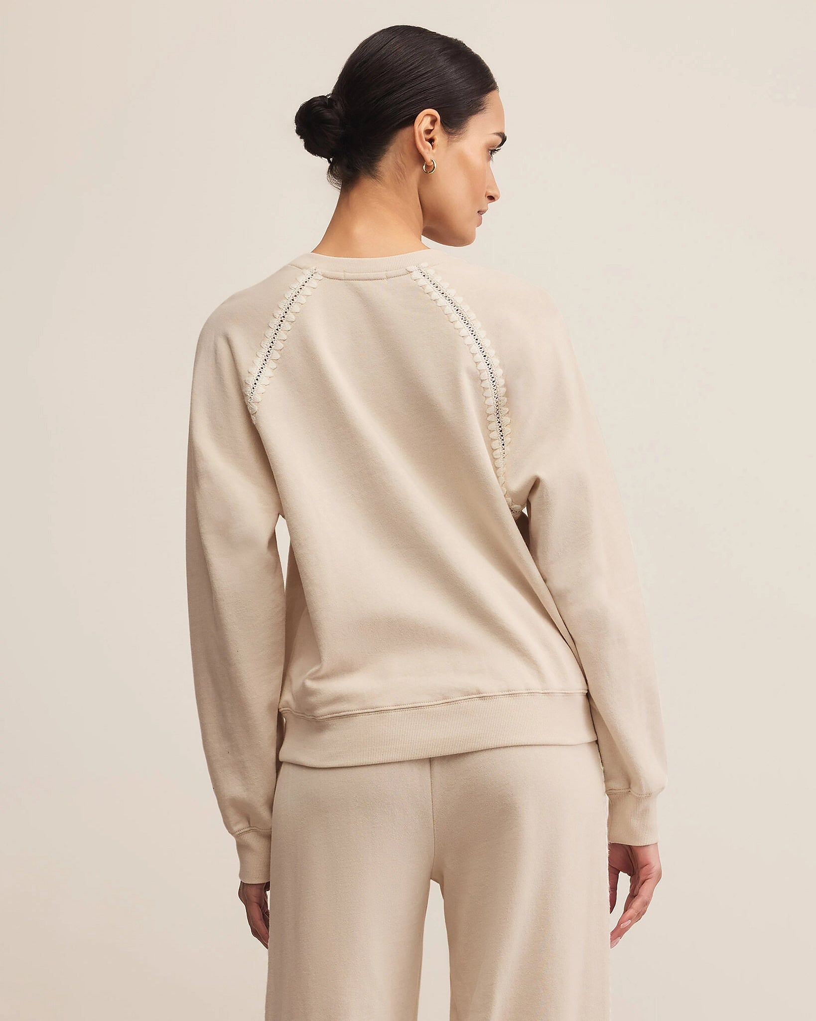 Crystal $|& Z Supply Lounge All Around Sweatshirt - Hanger Side