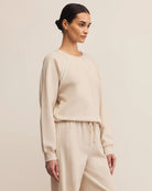 Crystal $|& Z Supply Lounge All Around Sweatshirt - Hanger Front