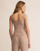 Iced Coffee $|& Z Supply Lounge Double Scoop Ribbed Tank - Hanger Side