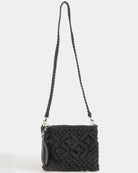Black $|& Fame Accessories Convertible Crochet Crossbody/Clutch - VOF Detail