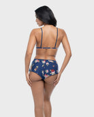 Blue Floral Print $|& Oh La La Cheri Reina 2 Piece Set - Hanger Side